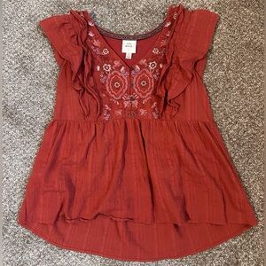 Women’s top with floral design